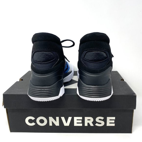 Converse G4 Eva Hi Top Sneakers Men's Lace Basketball White Black Canvas 166804C - Picture 4 of 9